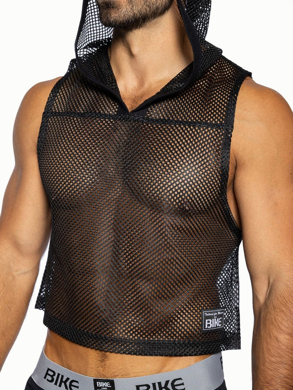 BIKE Hooded Sleeveless Practice Jersey - Black