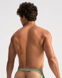 TEAMM8 Score Sheer Slim Jockstrap - Sage