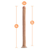 Dr. Skin 19 Inch Long Realistic Dildo - Vanilla