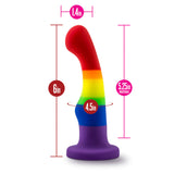 Avant Pride Freedom P1 Artisan 6 Inch Curved P-Spot / G-Spot Dildo