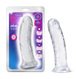 B Yours Plus Roar N’ Ride Realistic Clear 8-Inch Long Dildo