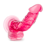 B Yours Sweet N' Hard 7 Realistic Curved Pink 8.5-Inch Long Dildo