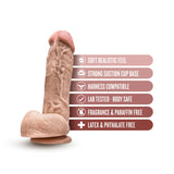 Dr. Skin Mr. D 8.5 Inch Long Dildo - Vanilla