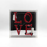 'love' Glass Neon Sign