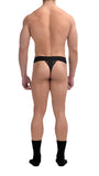 Menagerie Intimates Band Thong Black Rose