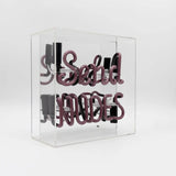 'send Nudes' Glass Neon Sign