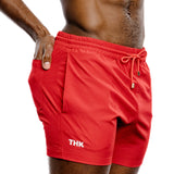 THK Red Swim Gym Short