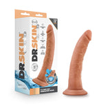 Dr. Skin Glide Realistic Mocha 7.5-Inch Long Dildo