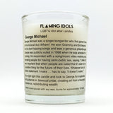 George Michael Glass Votive Candle