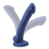 Avant Ergo Mini Indigo D10 Artisan 7 Inch Thin Dildo with Suction Cup Base