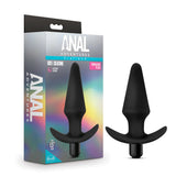 Anal Adventures Platinum Black 5-Inch Vibrating Anal Plug