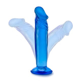 B Yours Sweet N' Small 6 Realistic Blue 6.5-Inch Long Dildo