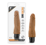 Dr. Skin Cock Vibe 14 Realistic Mocha 8-Inch Long Vibrating Dildo