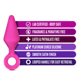 Luxe Candy Rimmer Kit Fuchsia Anal Plug With Handle