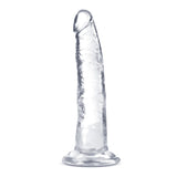 B Yours Plus Lust N’ Thrust Realistic Clear 7.5-Inch Long Dildo