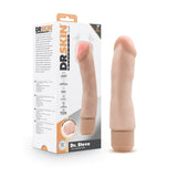 Dr. Skin Silicone Beige 7.75-Inch Long Vibrating Dildo