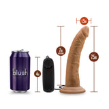 Dr. Skin Dr. Dave Realistic Mocha 7.5-Inch Vibrating Dildo