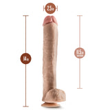 Dr. Skin Dr. Michael 14 Inch Long Dildo - Vanilla