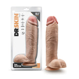 Dr. Skin Mr. Mister 10.5 Inch Long Dildo - Vanilla