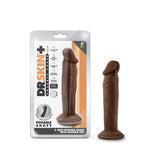 Dr. Skin Plus Realistic Chocolate 6.5-Inch Long Dildo