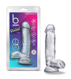 B Yours Diamond Gleam Realistic Clear 7-Inch Long Dildo