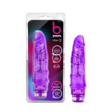 B Yours Vibe #3 Realistic Purple 7.25-Inch Long Vibrating Dildo