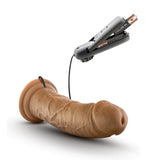 Dr. Skin Dr. Joe Realistic Mocha 8-Inch Long  Vibrating Dildo