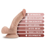 Dr. Skin Dr. Stephen 6.5 Inch Long Dildo - Vanilla