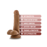 Dr. Jeffrey 6.5 Inch Long Dildo - Caramel