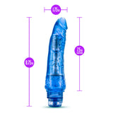 B Yours Vibe 7 Realistic Blue 8.5-Inch Long Vibrating Dildo