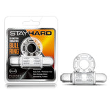 Stay Hard Bull Ring 3-In-1 Clear 10-Function Vibrating Penis Ring