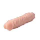 Dr. Skin Silicone Dr. David Beige 8.5-Inch Long Vibrating Dildo