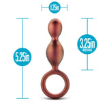 Anal Adventures Matrix Duo Loop Copper 5.25-Inch Anal Plug