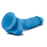 Neo Realistic Neon Blue 7.5-Inch Long Dildo