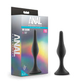 Anal Adventures Platinum Beginner Black 5.25-Inch Anal Plug