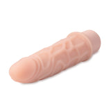 Dr. Skin Silicone Dr. Robert Beige 7.25-Inch Long Vibrating Dildo