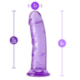 B Yours Plus Roar N’ Ride Realistic Purple 8-Inch Long Dildo