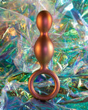 Anal Adventures Matrix Duo Loop Copper 5.25-Inch Anal Plug