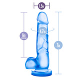 B Yours Sweet N' Hard 4 Realistic Blue 7-Inch Long Dildo