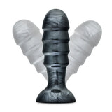 Jet Bruiser Carbon Metallic Black 7.5-Inch Anal Plug With Suction Cup Base