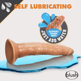 Dr. Skin Glide Realistic Mocha 7.5-Inch Long Dildo