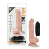 Dr. Skin Dr. Tim Realistic Vanilla 7.5-Inch Vibrating Dildo