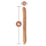 Dr. Skin Mocha 18-Inch Long Dildo