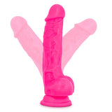 Neo Realistic Neon Pink 7.5-Inch Long Dildo