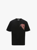 JW ANDERSON RECLINING STUD CHEST POCKET TEE