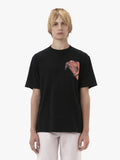 JW ANDERSON RECLINING STUD CHEST POCKET TEE