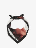 JW ANDERSON CROUCHING STUD SILK SCARF