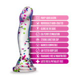 Neo Elite Glow in the Dark Silicone Hanky Panky Dildo 7.5in