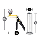 Performance VX6 Vacuum With Brass Pistol & Pressure Gauge Clear Pump