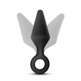 Luxe Night Rimmer Kit Black Anal Plug With Handle